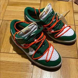 nike x off white dunk low sneakers